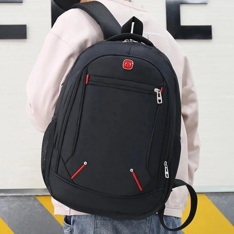 Men's Trendy New Casual Laptop Business Backpack Schoolbag Teenagers Travel Sports Leisure School Bag Pack For Male Female Women