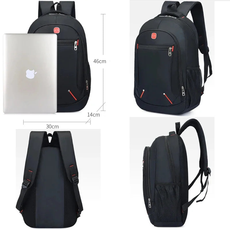 Men's Trendy New Casual Laptop Business Backpack Schoolbag Teenagers Travel Sports Leisure School Bag Pack For Male Female Women