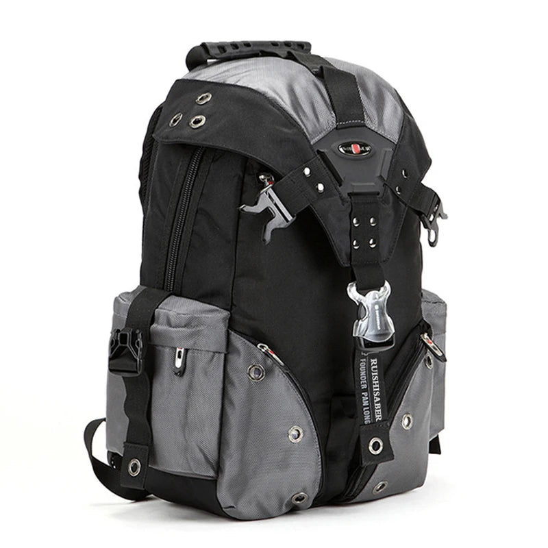 Men's Waterproof Backpack 15.6 inch Laptop computer Backpacks Swiss Travel Backpack Male Oxford Casual Schoolbag Male Mochila
