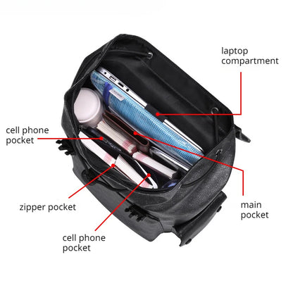 Men's Waterproof Backpack Large Capacity 15.6 Inches Laptop Bag Fashion Schoolbag Luxury Leather Backpacks Travel Commute