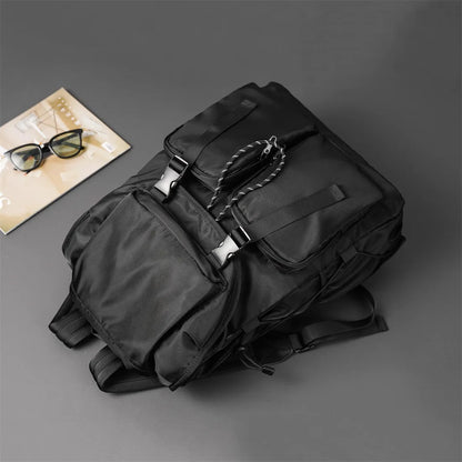 Men's and women's large-capacity Oxford cloth backpack waterproof nylon travel bag business casual backpack
