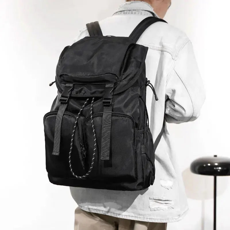 Men's and women's large-capacity Oxford cloth backpack waterproof nylon travel bag business casual backpack