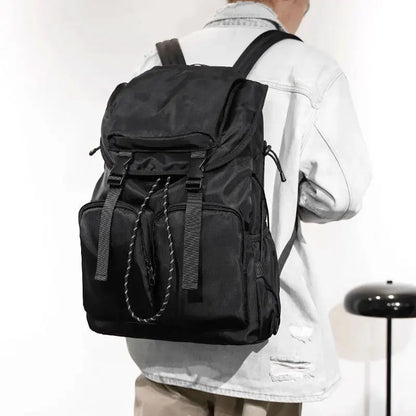 Men's and women's large-capacity Oxford cloth backpack waterproof nylon travel bag business casual backpack