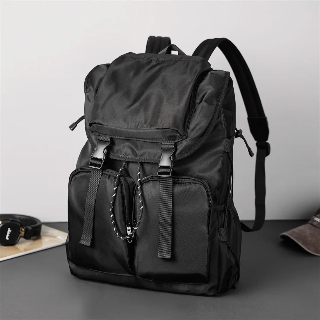 Men's and women's large-capacity Oxford cloth backpack waterproof nylon travel bag business casual backpack