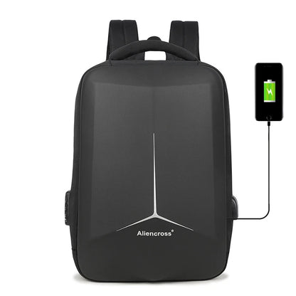 Men's backpack Password lock fashion 15.6 inch Laptop Backpacks USB charging Multi-layer Space Travel Bag Business Male Mochila