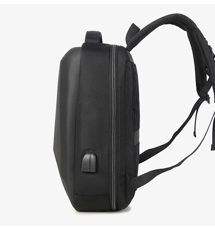 Men's backpack Password lock fashion 15.6 inch Laptop Backpacks USB charging Multi-layer Space Travel Bag Business Male Mochila