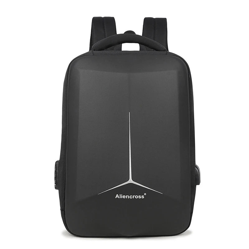 Men's backpack Password lock fashion 15.6 inch Laptop Backpacks USB charging Multi-layer Space Travel Bag Business Male Mochila