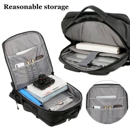 Men's backpack waterproof 15.6 inch Business Laptop Backpack school travel bag USB charging Backpack Large capacity new Mochila