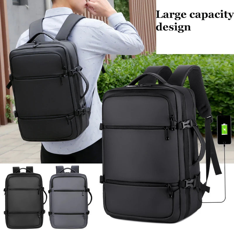Men's backpack waterproof 15.6 inch Business Laptop Backpack school travel bag USB charging Backpack Large capacity new Mochila