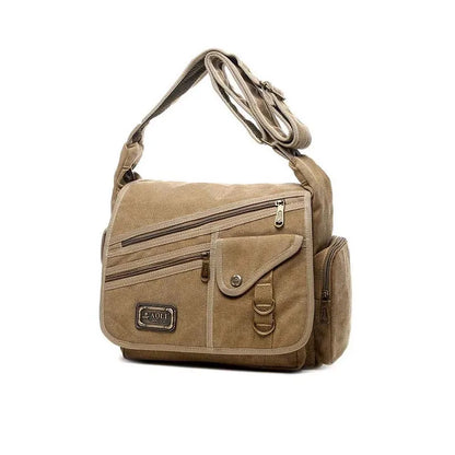 Men's bag Crossbody Bag Multifunction Men Retro Handbags Canvas Shoulder Messenger Bags Leisure Package Shoulder bag