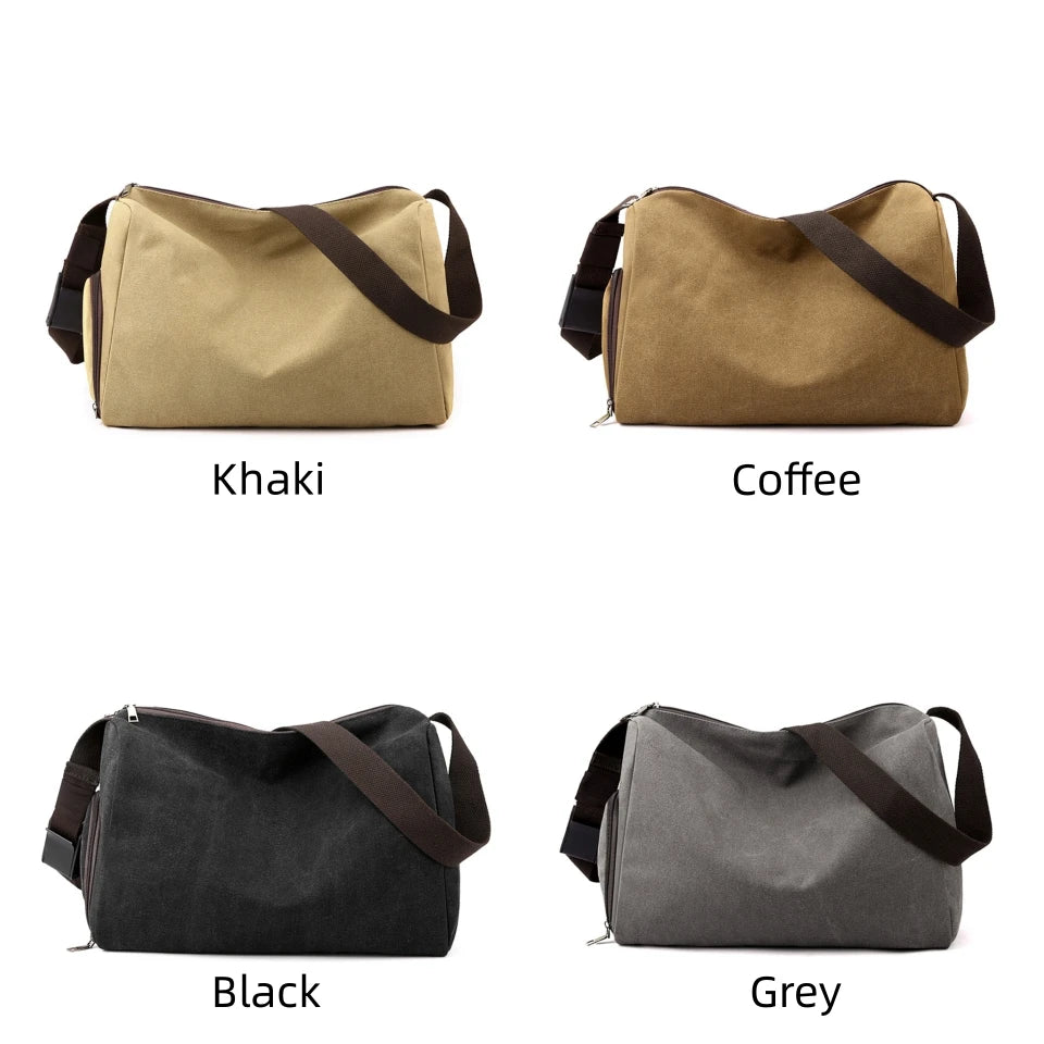 Men's canvas crossbody bag travel luxury handbag crossbody bag men's crossbody bag shoulder bag