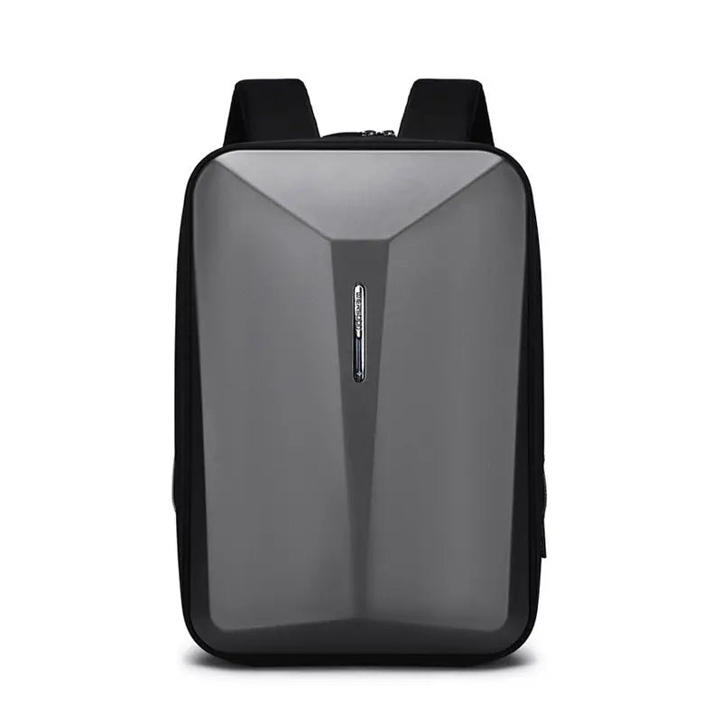 Men's laptop backpack plastic hard case computer bag Men's business waterproof backpack with USB charging port and password lock