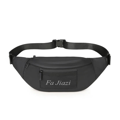 Men's nylon waist bag Fanny Pack belt waist bag laser chest phone bag sling bag multi-function sports and leisure
