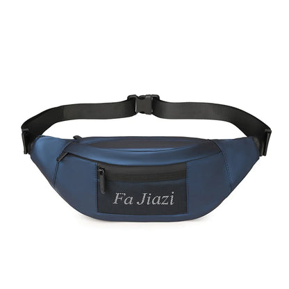 Men's nylon waist bag Fanny Pack belt waist bag laser chest phone bag sling bag multi-function sports and leisure