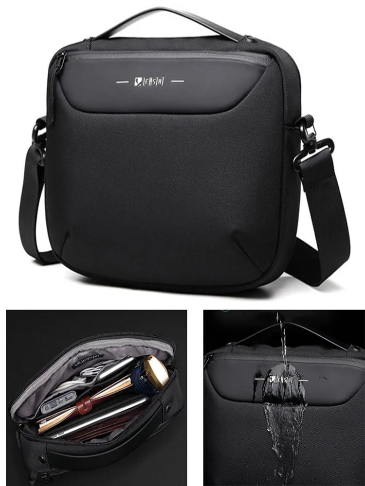 Men's pouch Anti-theft Multifunction USB Shoulder Bag Waterproof Travel Messenger Crossbody Sling Bag Pack For Male Women Female