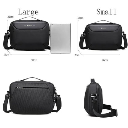 Men's pouch Anti-theft Multifunction USB Shoulder Bag Waterproof Travel Messenger Crossbody Sling Bag Pack For Male Women Female
