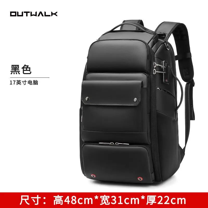 Men travel Professional SLR camera backpack With tripod bracket Detachable into a Anti-theft 40L travel 17 inch Laptop Backpack