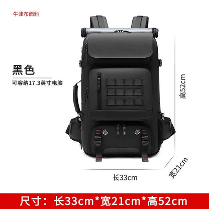 Men travel backpack 50L hiking trekking backpack waterproof 17 inch Laptop Backpack Business Backpack with Separate Shoe Bag