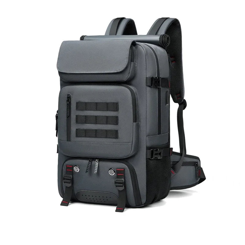 Men travel backpack 50L outdoors backpack Mountaineering bag waterproof Laptop Backpack Camping Backpack with Separate Shoe Bag