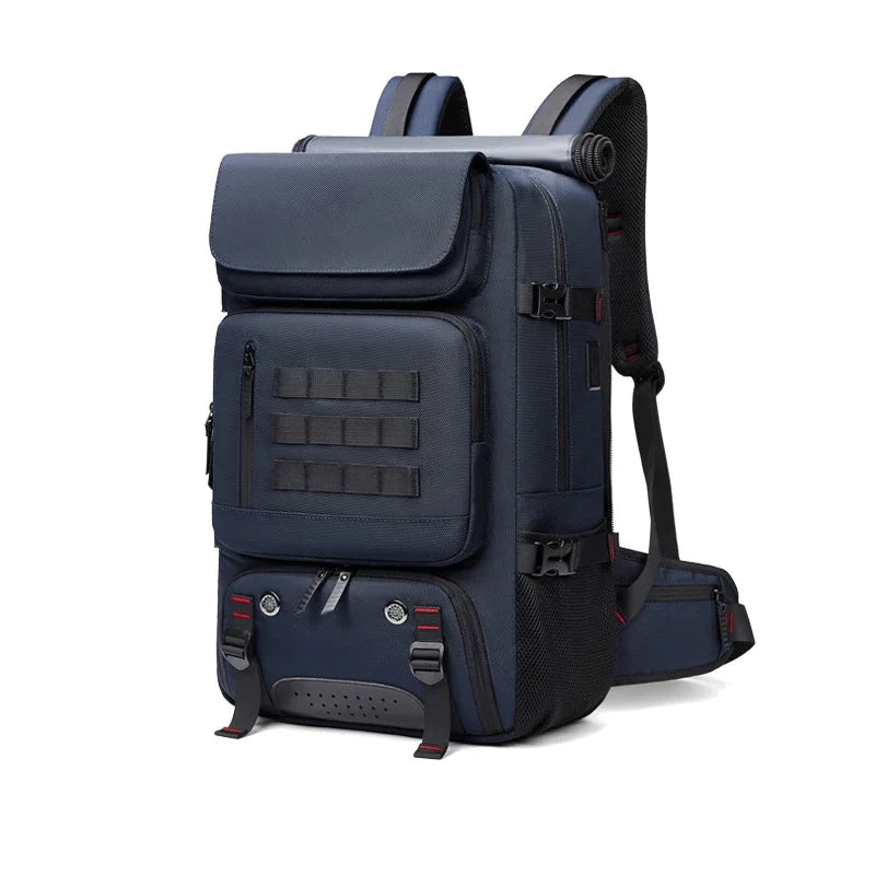 Men travel backpack 50L outdoors backpack Mountaineering bag waterproof Laptop Backpack Camping Backpack with Separate Shoe Bag
