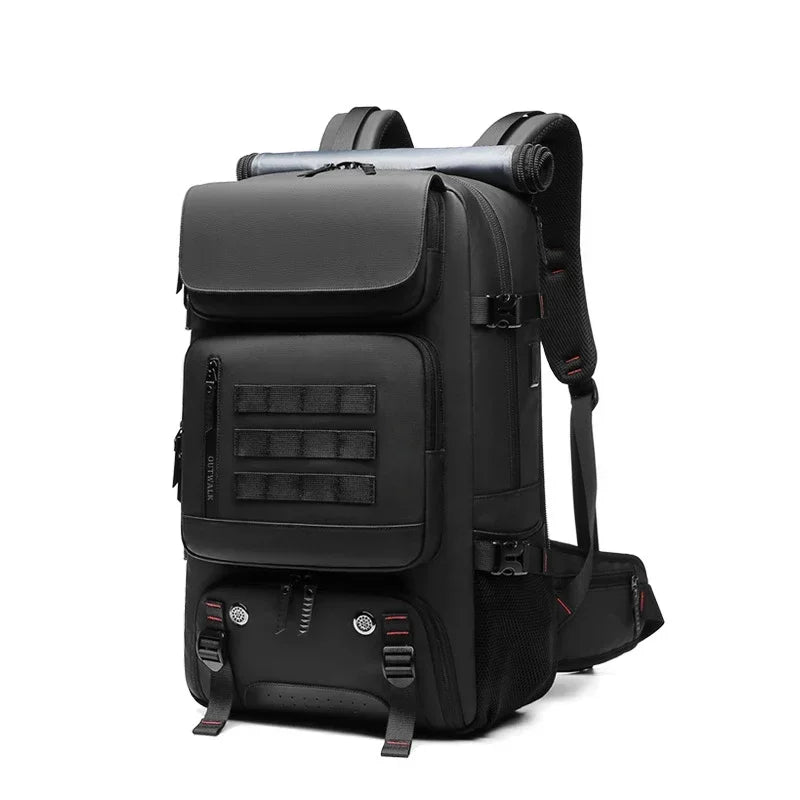 Men travel backpack 50L outdoors backpack Mountaineering bag waterproof Laptop Backpack Camping Backpack with Separate Shoe Bag