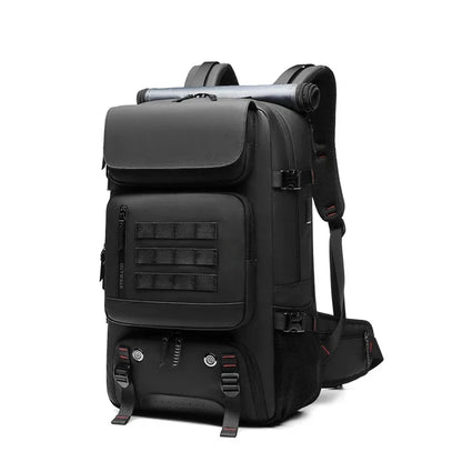 Men travel backpack 50L outdoors backpack Mountaineering bag waterproof Laptop Backpack Camping Backpack with Separate Shoe Bag