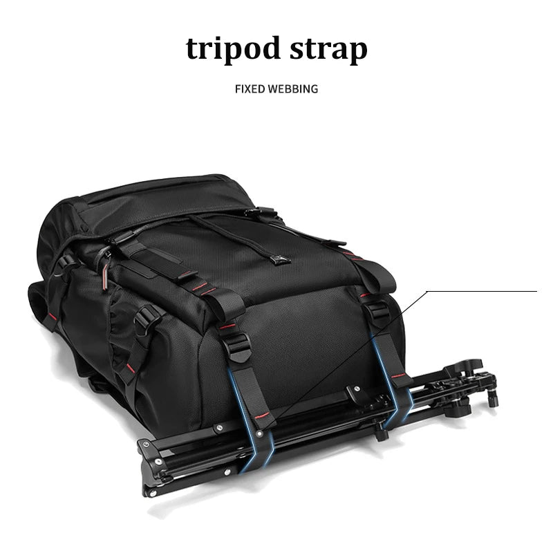 Men travel backpack waterproof 16 inch Business Laptop Backpack Hiking camping backpack With tripod strap Backpack for woman