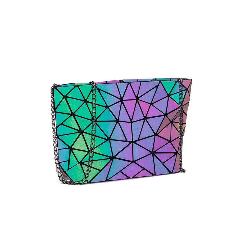 Messenger Bag Women's Chain Bag 2020 Fashion Luminous Geometric Sling Bag Sac Femme Shoulder Strap Female Bolsas Feminina 2020