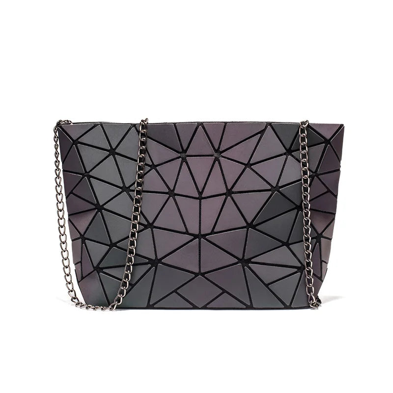Messenger Bag Women's Chain Bag 2020 Fashion Luminous Geometric Sling Bag Sac Femme Shoulder Strap Female Bolsas Feminina 2020