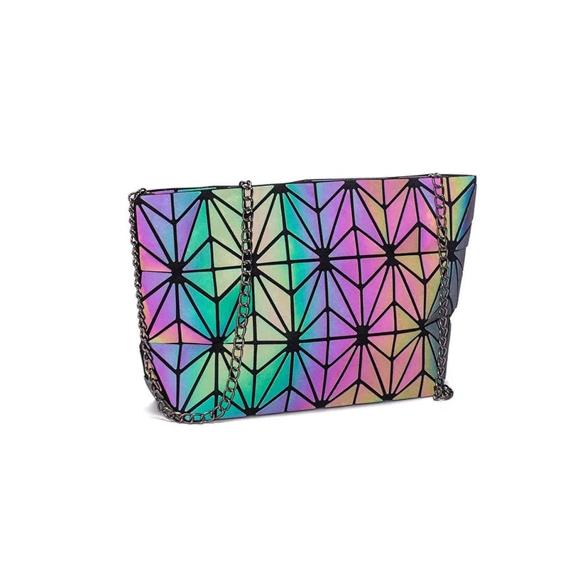 Messenger Bag Women's Chain Bag 2020 Fashion Luminous Geometric Sling Bag Sac Femme Shoulder Strap Female Bolsas Feminina 2020