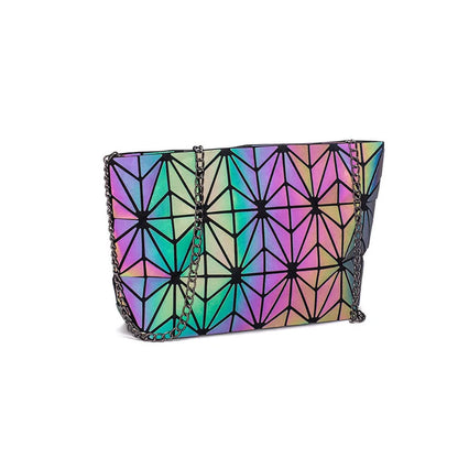 Messenger Bag Women's Chain Bag 2020 Fashion Luminous Geometric Sling Bag Sac Femme Shoulder Strap Female Bolsas Feminina 2020