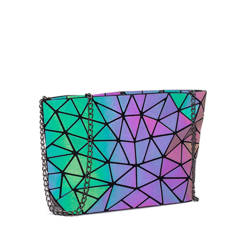 Messenger Bag Women's Chain Bag 2020 Fashion Luminous Geometric Sling Bag Sac Femme Shoulder Strap Female Bolsas Feminina 2020
