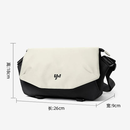 Messenger Bag for Men, 9.7 inch iPad Crossbody Bags Multifunctional Waterproof Casual Satchel Travel Cycling Shoulder Bag