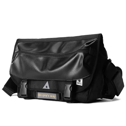 Messenger Bags For Men Waterproof Large Crossbody Shoulder Men's Hip Hop Street Cycling Travel Multilayer Antitheft Design Bags