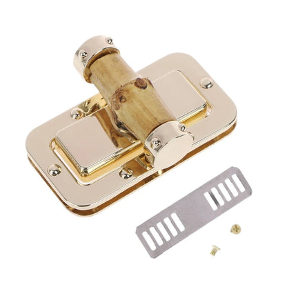 Metal Bamboo Rectangle Clasp Turn Lock Twist Locks DIY Handbag Bag Purse H