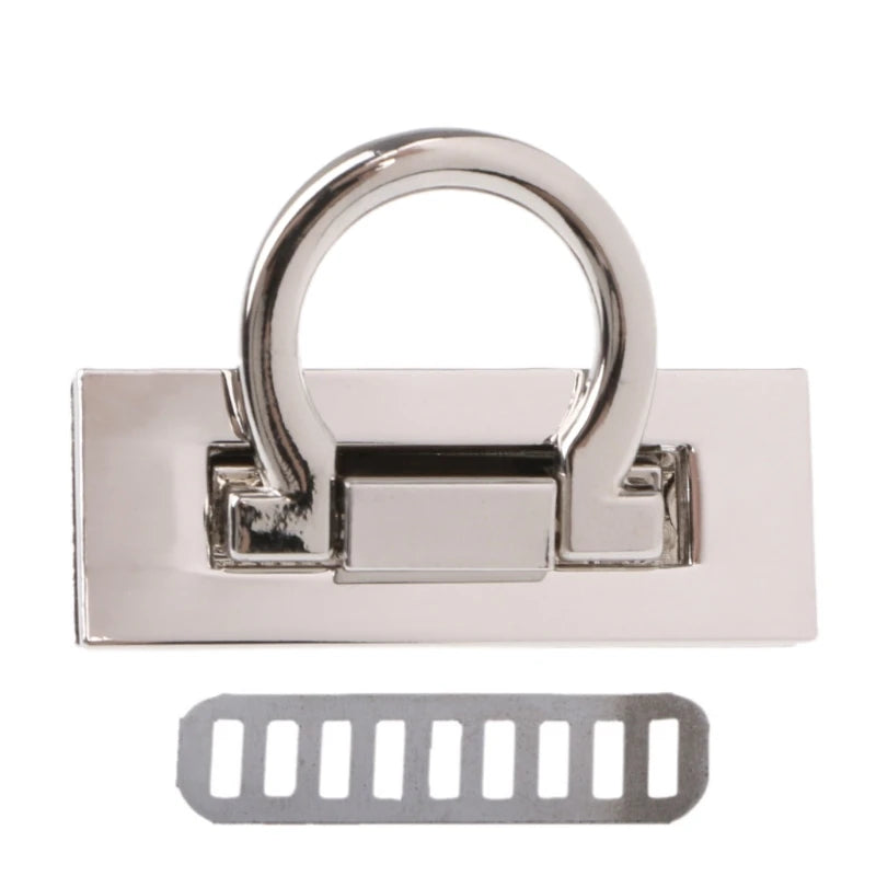 Metal Clasp Turn Twist Lock for DIY Craft Shoulder Bag Purse Handbag Hardware