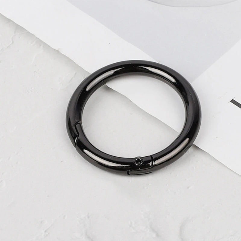 Metal Hand Bag Purse Strap Belt Dog Collar Chain Ring Buckle Clasp Keyring DIY Making Craft Accessories