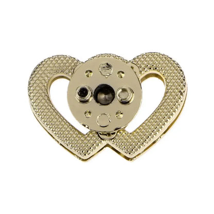 Metal Heart Clasp Buckles Turn Lock Twist Locks For Handbag Bag Purse Craft DIY