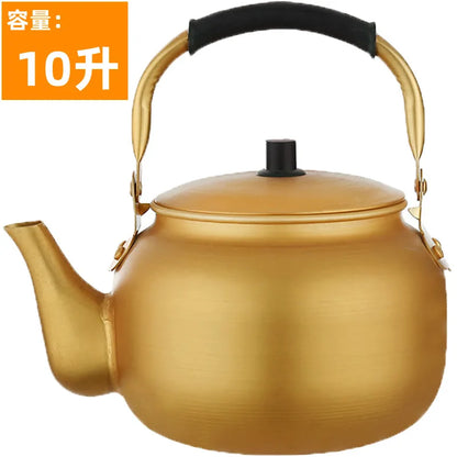 Metal Kettle Portable Whistle Teapots To Boil Water Piggy Kettle Retro Induction Cooker Chaleira Eletrica Utensils for Kitchen