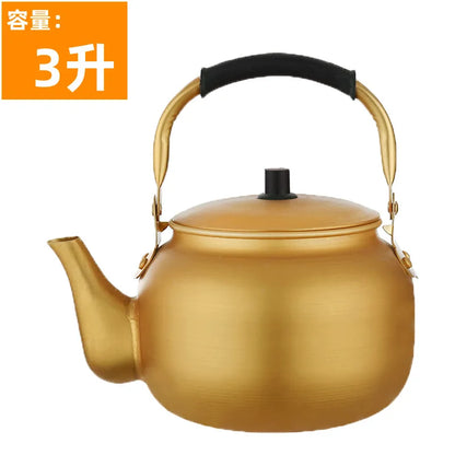 Metal Kettle Portable Whistle Teapots To Boil Water Piggy Kettle Retro Induction Cooker Eletrica Utensils for Kitchen