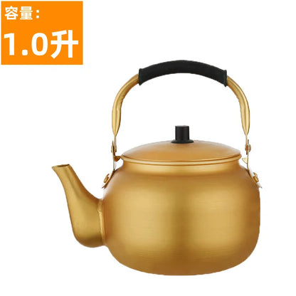 Metal Kettle Portable Whistle Teapots To Boil Water Piggy Kettle Retro Induction Cooker Eletrica Utensils for Kitchen