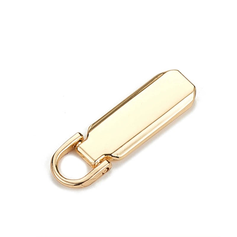 Metal Zipper Fixer Repair Replacement Pullers Kits Metal-Plated Zippers Sliders for Backpack Suitcase for Jacket Bags Coat