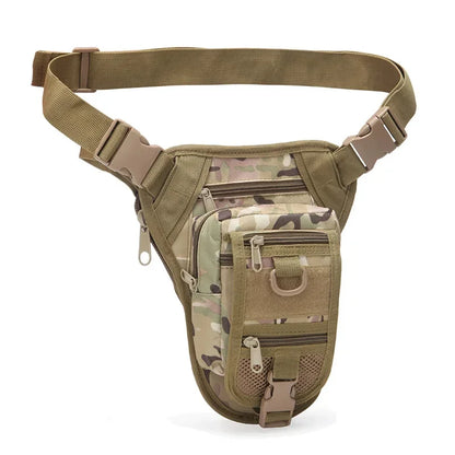 Military Fanny Waist Pack Bags Motorcycle Riding Pouch High Quality Multi-Pockets Men Nylon Camouflage Hip Bum Belt Bag