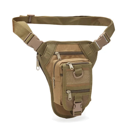 Military Fanny Waist Pack Bags Motorcycle Riding Pouch High Quality Multi-Pockets Men Nylon Camouflage Hip Bum Belt Bag