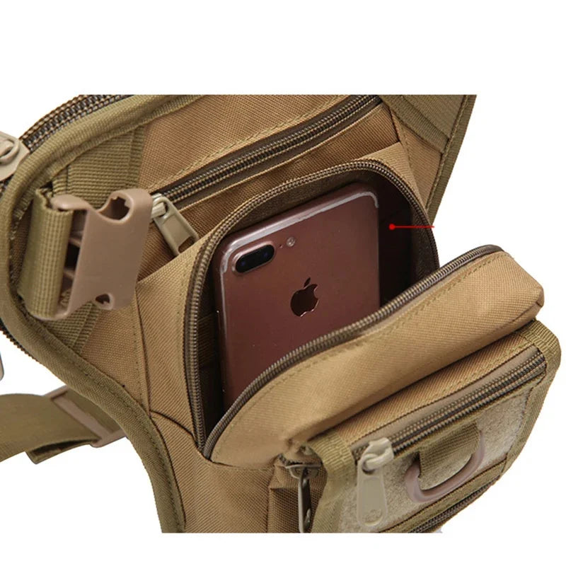Military Fanny Waist Pack Bags Motorcycle Riding Pouch High Quality Multi-Pockets Men Nylon Camouflage Hip Bum Belt Bag