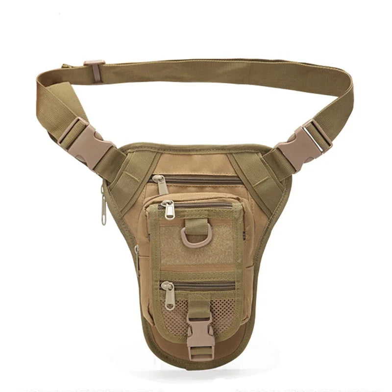 Military Fanny Waist Pack Bags Motorcycle Riding Pouch High Quality Multi-Pockets Men Nylon Camouflage Hip Bum Belt Bag