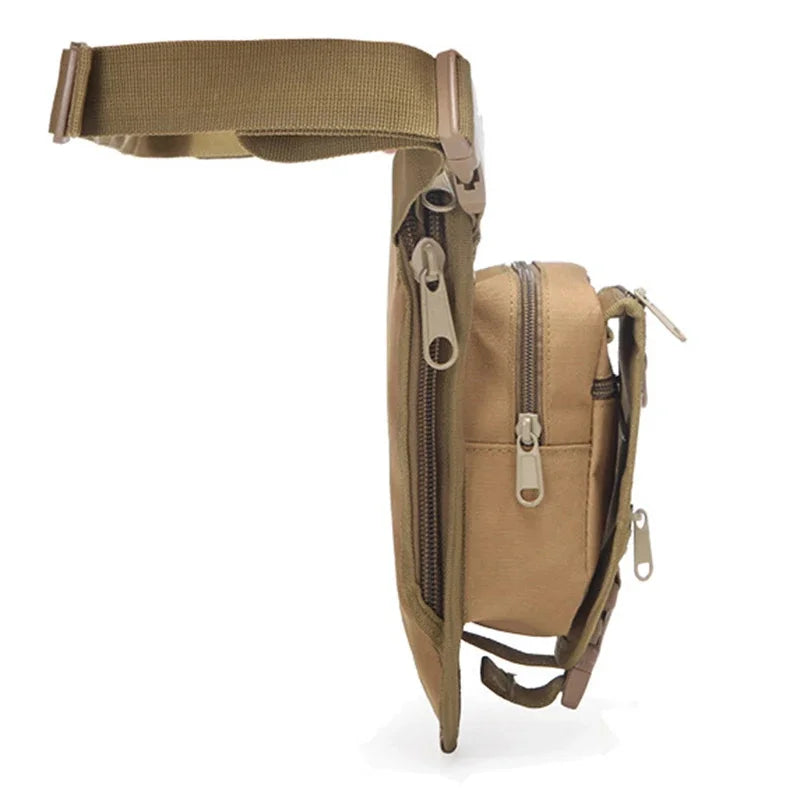 Military Fanny Waist Pack Bags Motorcycle Riding Pouch High Quality Multi-Pockets Men Nylon Camouflage Hip Bum Belt Bag