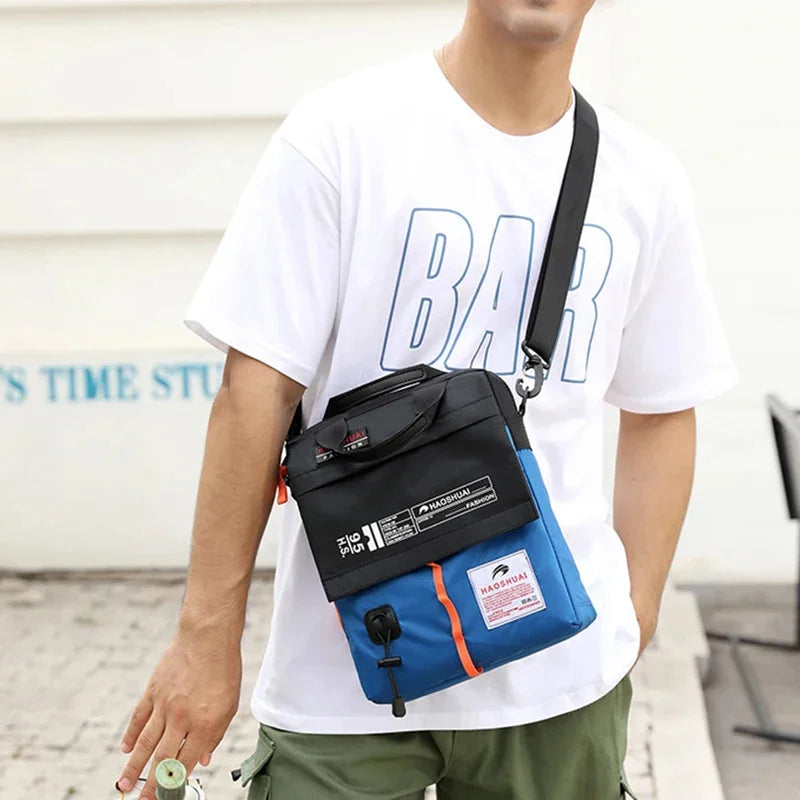 Military High Quality Cross Body Top Handle Bag Casual Flap Men's Nylon Single Shoulder Messenger Tote Fashion Handbag