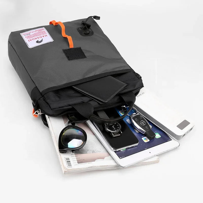 Military High Quality Cross Body Top Handle Bag Casual Flap Men's Nylon Single Shoulder Messenger Tote Fashion Handbag