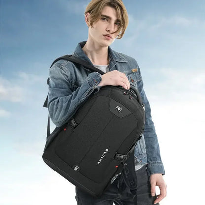 Military Knife Men's Backpack Large Capacity Business Laptop Case USB Charging Travel Backpack High School Student backpack Bags